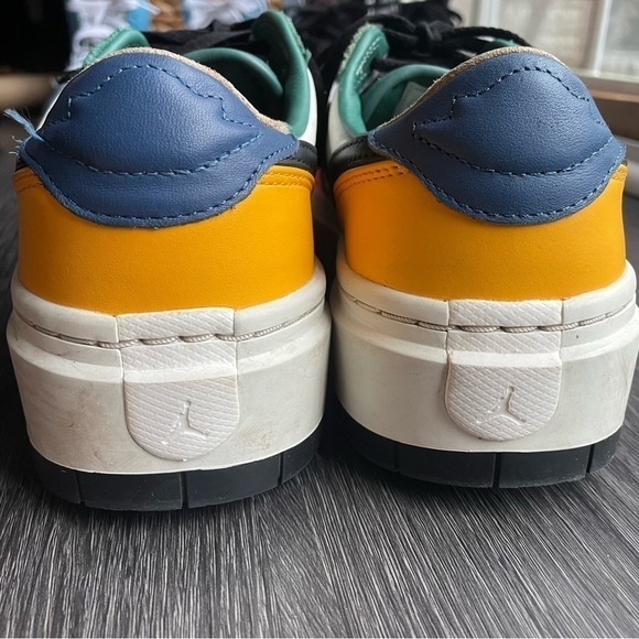 Air Jordan 1 Elevate Low 'Multi-Color' Platform White Red Blue Green 8.5W 7M 7Y - Picture 6 of 10